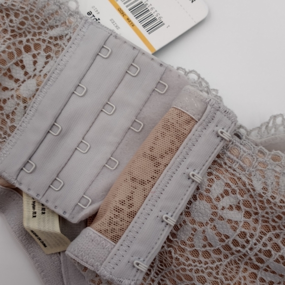 Free People Starla Underwire Convertible Lace Bra Skies Blue Gray - Picture 13 of 14